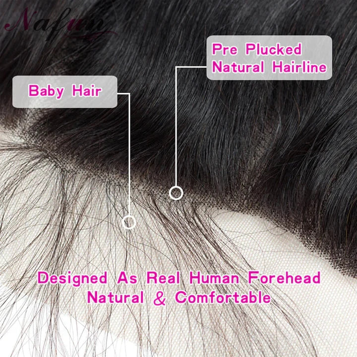 HD Transparent Lace Frontal Straight 13x4 Ear to Ear Lace Frontal Human Hair 12A Quality