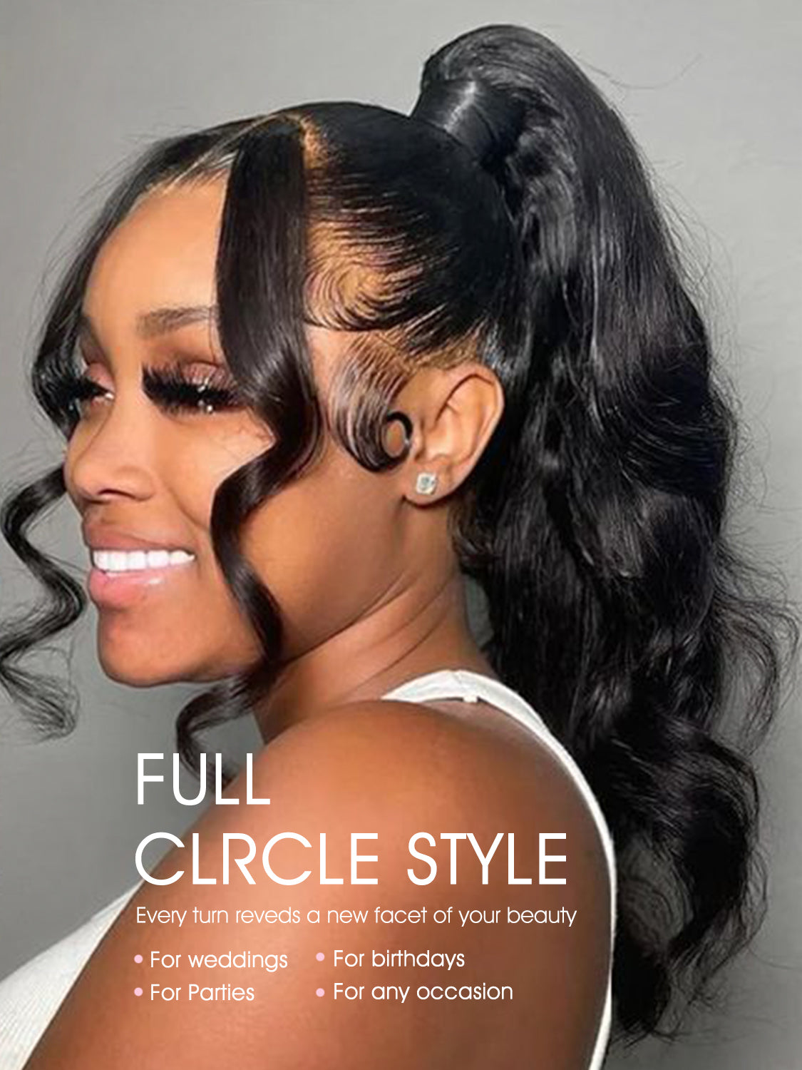 200% Density | 360 Lace Pre-Plucked Long Wig 100% Remy Human Hair Body Wave