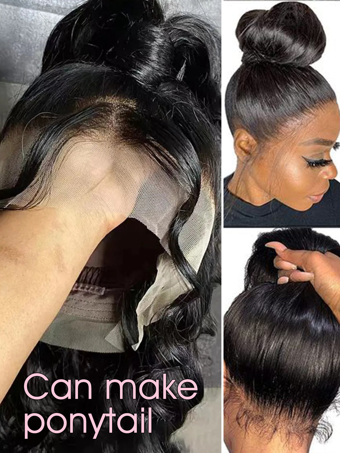 200% Density | 360 Lace Pre-Plucked Long Wig 100% Remy Human Hair Body Wave