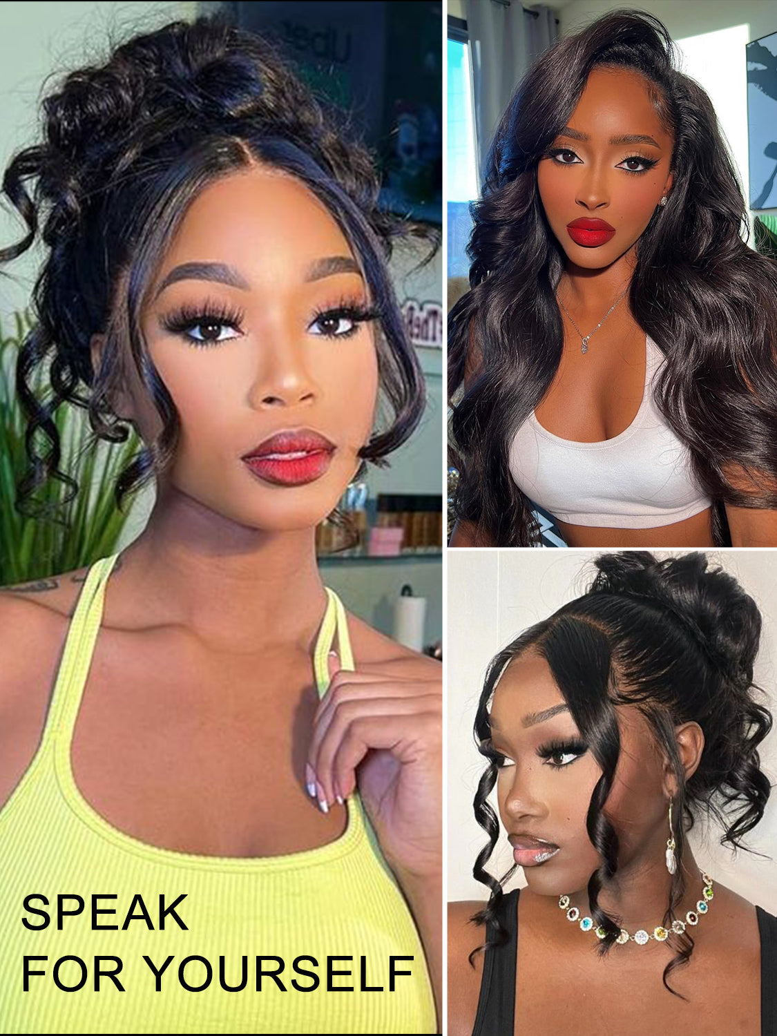 200% Density | 360 Lace Pre-Plucked Long Wig 100% Remy Human Hair Body Wave