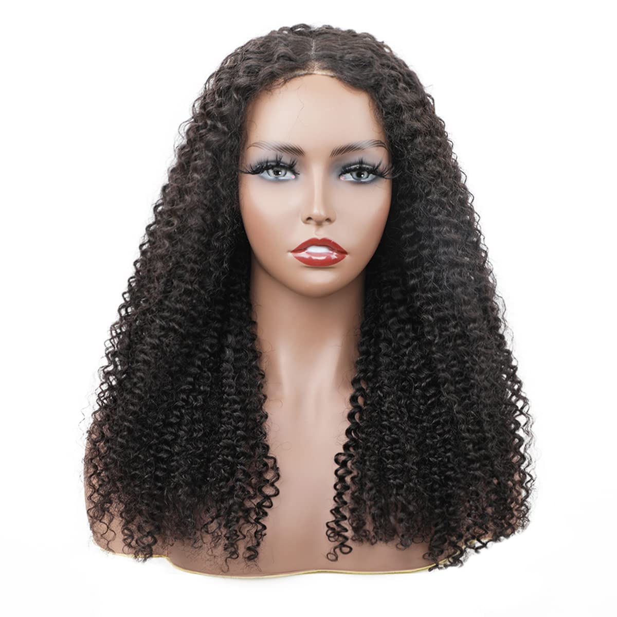 HD Lace Front Wigs Human Hair Kinky Curly Wigs Wear & Go Glueless Lace Wigs For Women No Glue