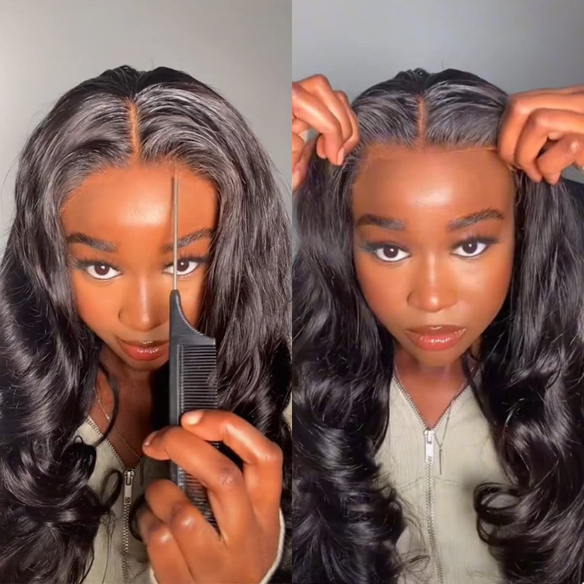 4x4 Lace Front Wig Wear & Go Glueless Lace Wig Body Wave