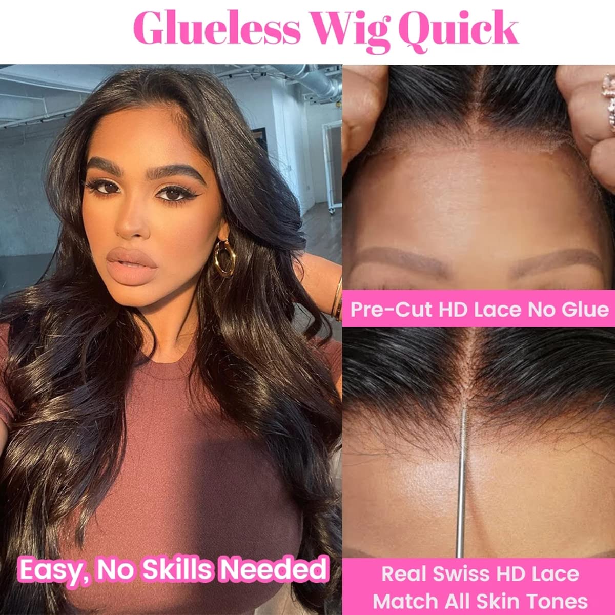 Water Wave Lace Front Wig Wear & Go Glueless Lace Wig