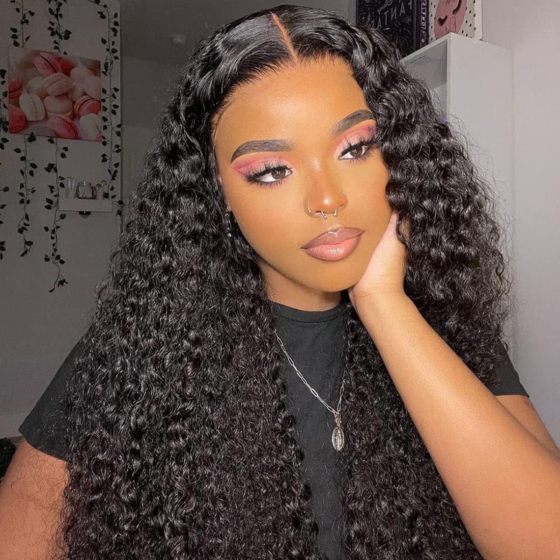 Wear & Go Wigs Deep Wave Pre-plucked Glueless Lace Front Wigs