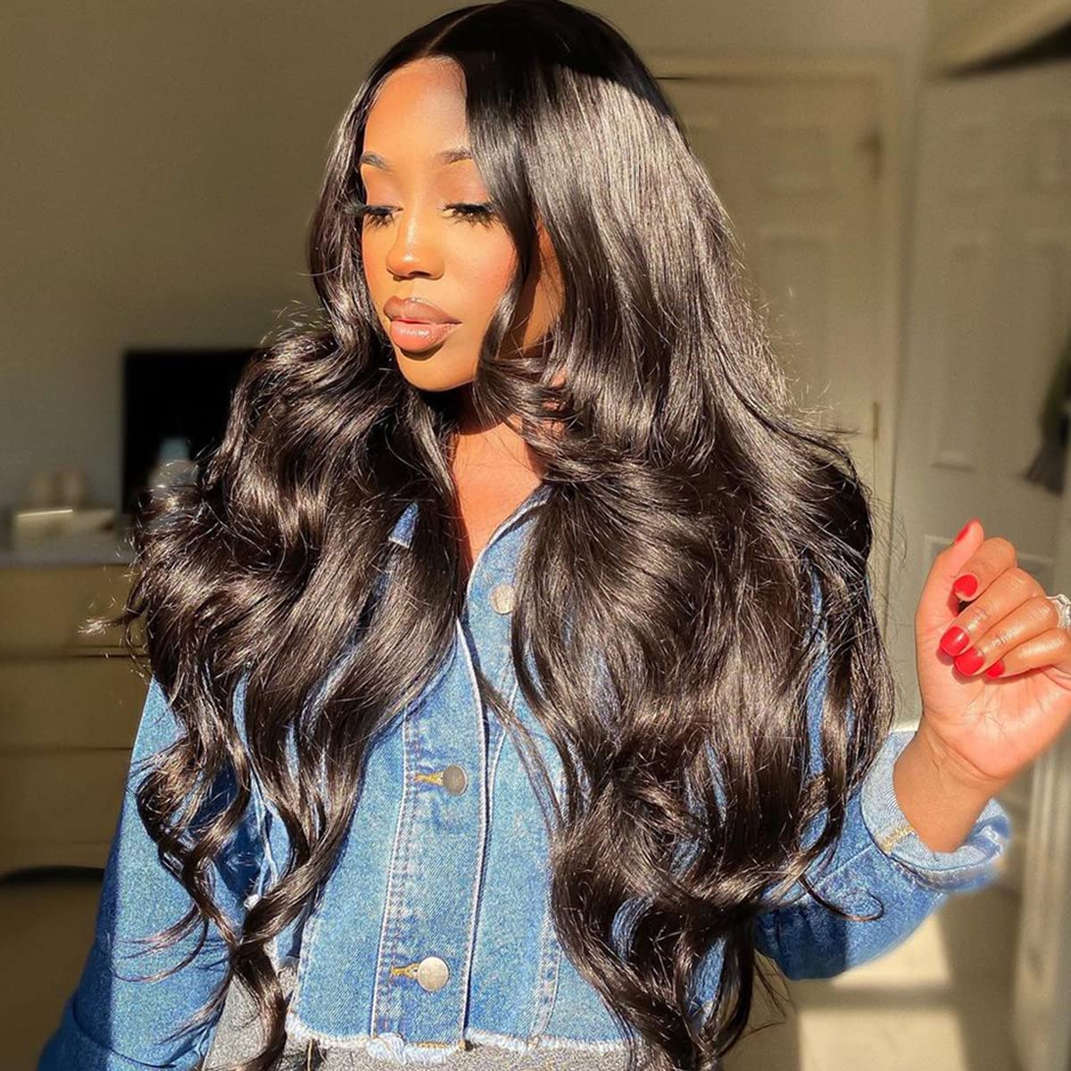 4x4 Lace Front Wig Wear & Go Glueless Lace Wig Body Wave