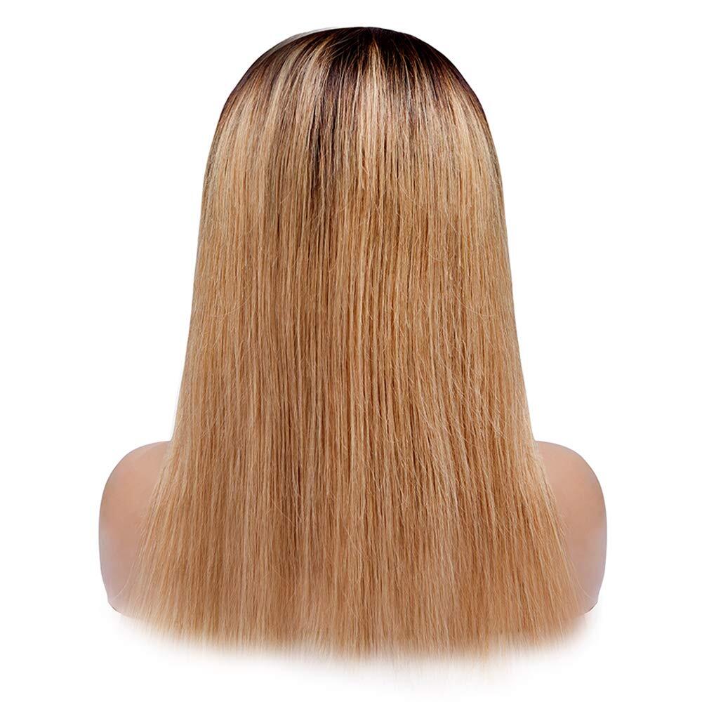 Ombre Straight 1B/27 Headband Wig Brazilian Human Hair Wigs for Black Women