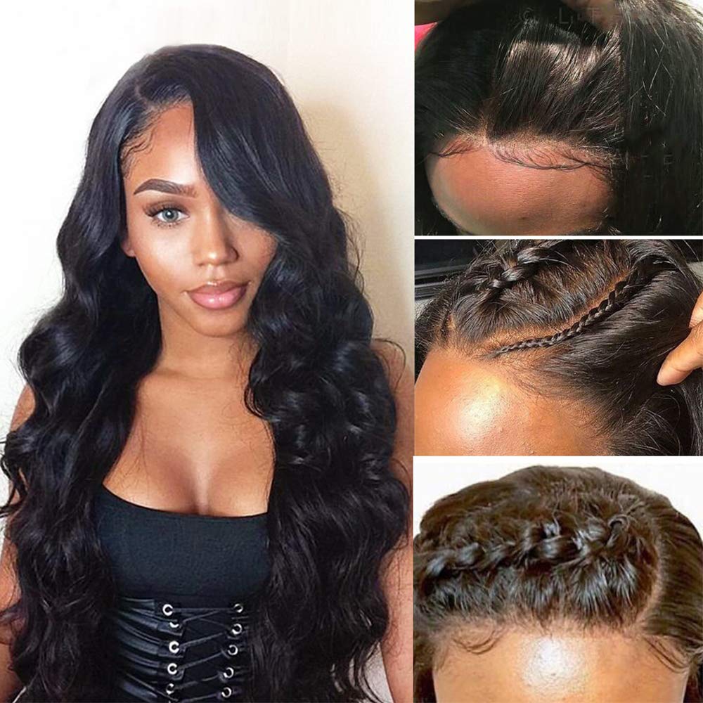 360 HD Lace Body Wave 18-24 Inches Human Hair Frontal Wig