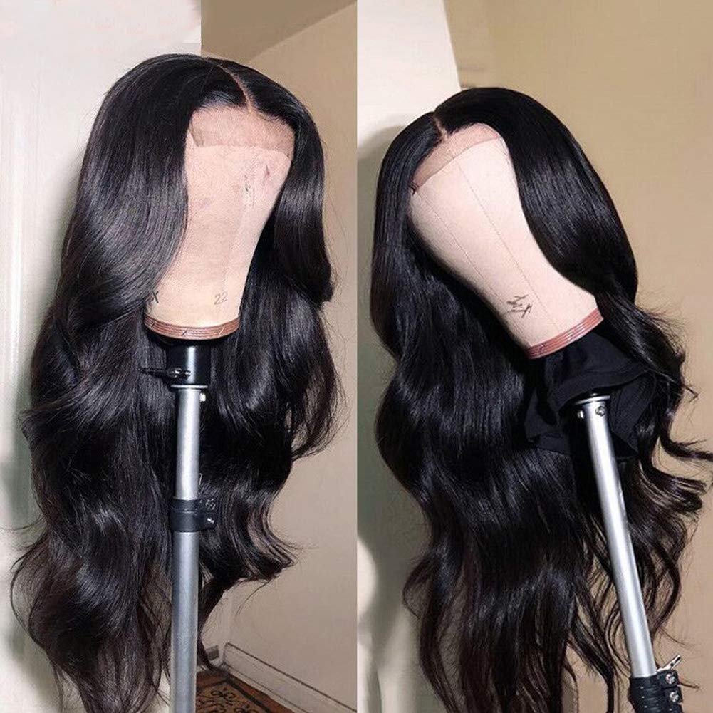 4X4 Lace Closure Wigs Remy Human Hair 150% Hair Density Body Wave/Straight/Curly/Deep Wave