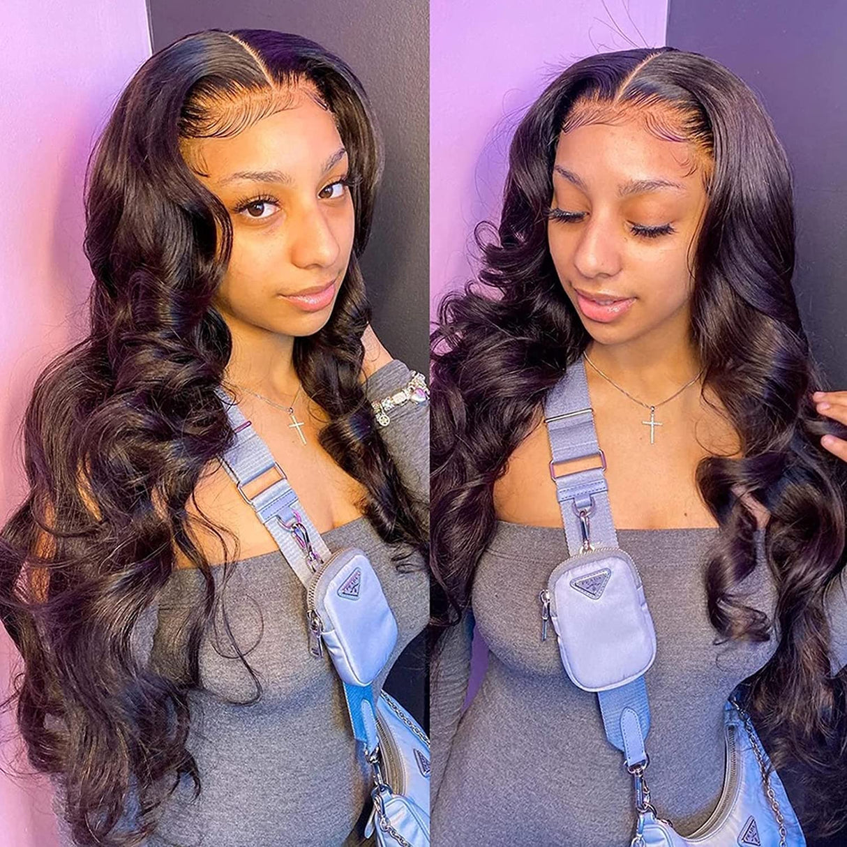 4X4 Lace Closure Wigs Remy Human Hair 150% Hair Density Body Wave/Straight/Curly/Deep Wave
