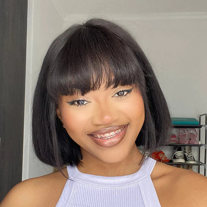 True Scalp Bang Bob Wig