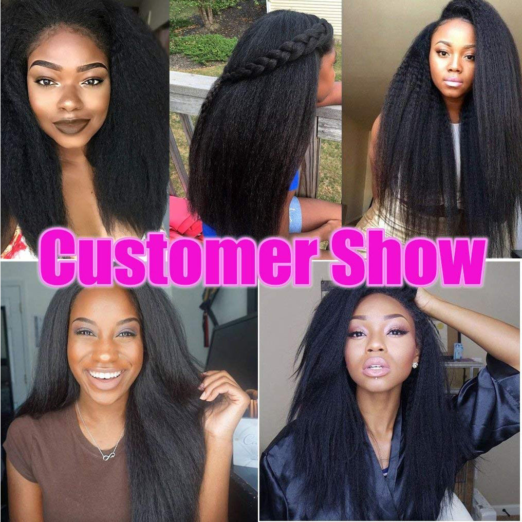 Brazilian Human Hair 3 Bundles Natural Color Kinky Straight /Body Wave/Straight/Deep Wave/Loose Wave