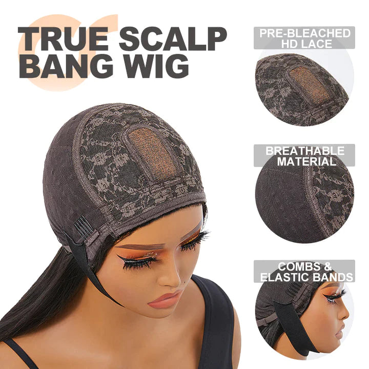 True Scalp Bang Bob Wig