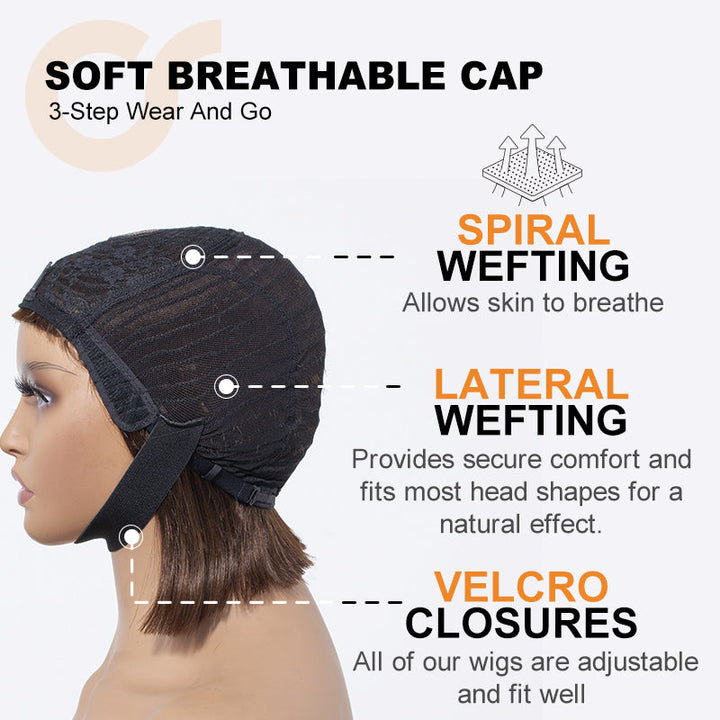 Charming Wispy | Tik Tok Viral Shaggy Style Curly Wig Machine Made Human Hair